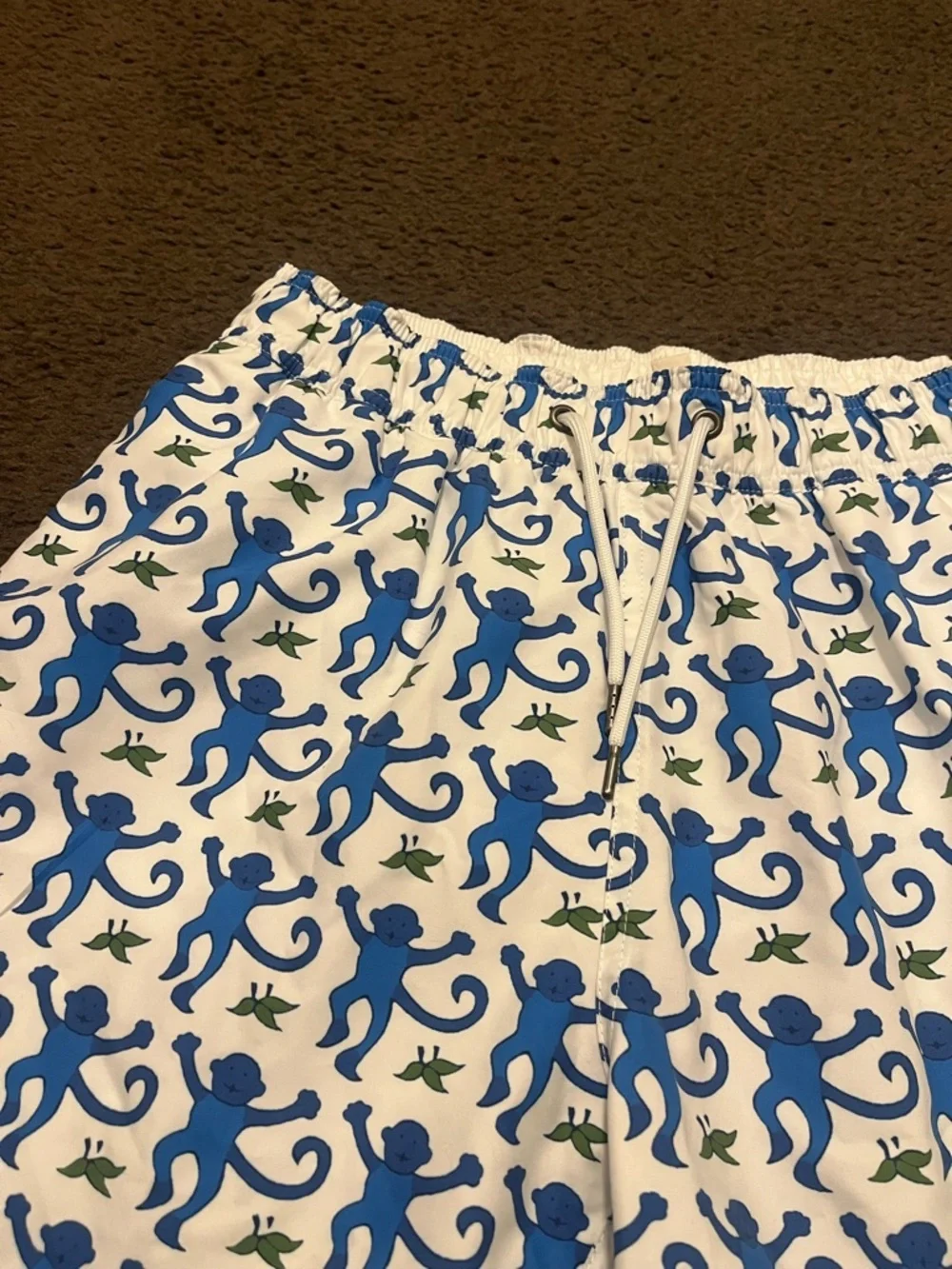 Roller Rabbit Monkey Swim Trunks - Picture 8 of 8